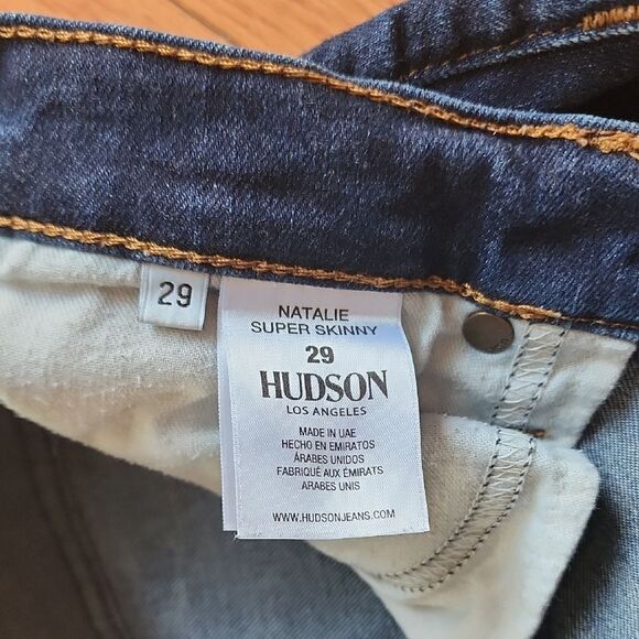 Hudson Jeans Dark Blue Denim- Women's Size 29 - Picture 3 of 5
